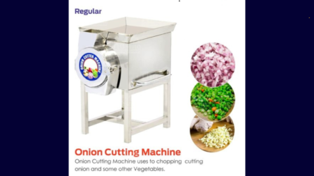 Onion Cutting Machine